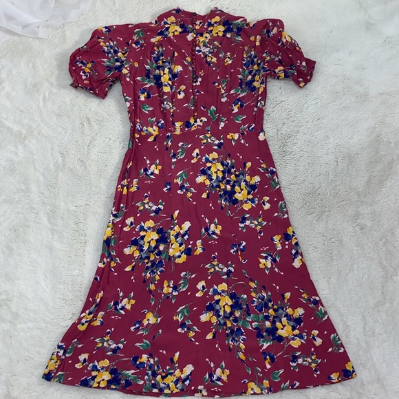 Vtg RARE 30s/40s handmade dress - Picture 5 of 16